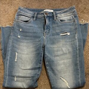 Flying Monkey Light Blue Distressed Jeans